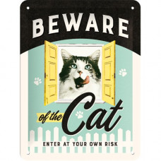Beware of the Cat Sign - Small